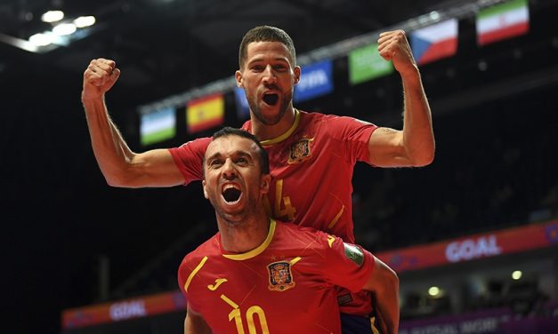 España convence y avanza a cuartos de final de la Copa Mundial de Futsal