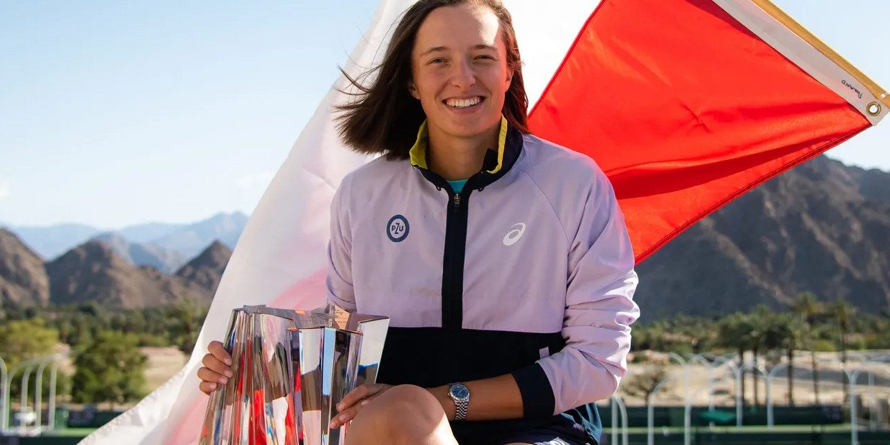 WTA: Iga Swiatek, campeona de Indian Wells y actual N°2 del mundo