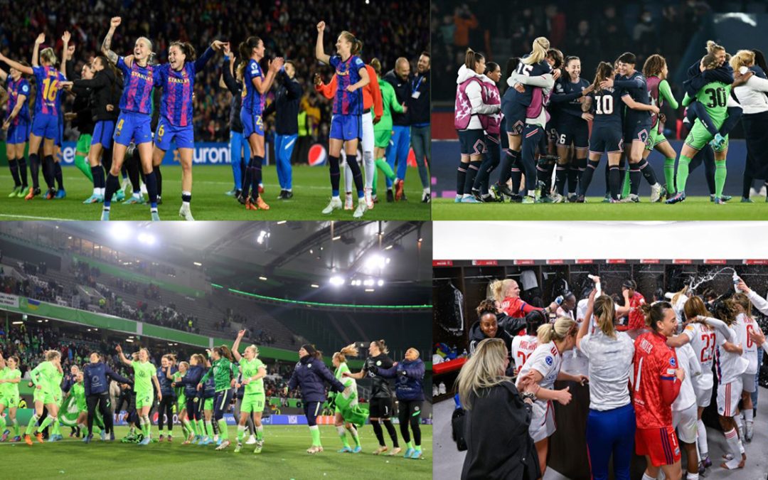 Semifinales definidas en la Women’s Champions League