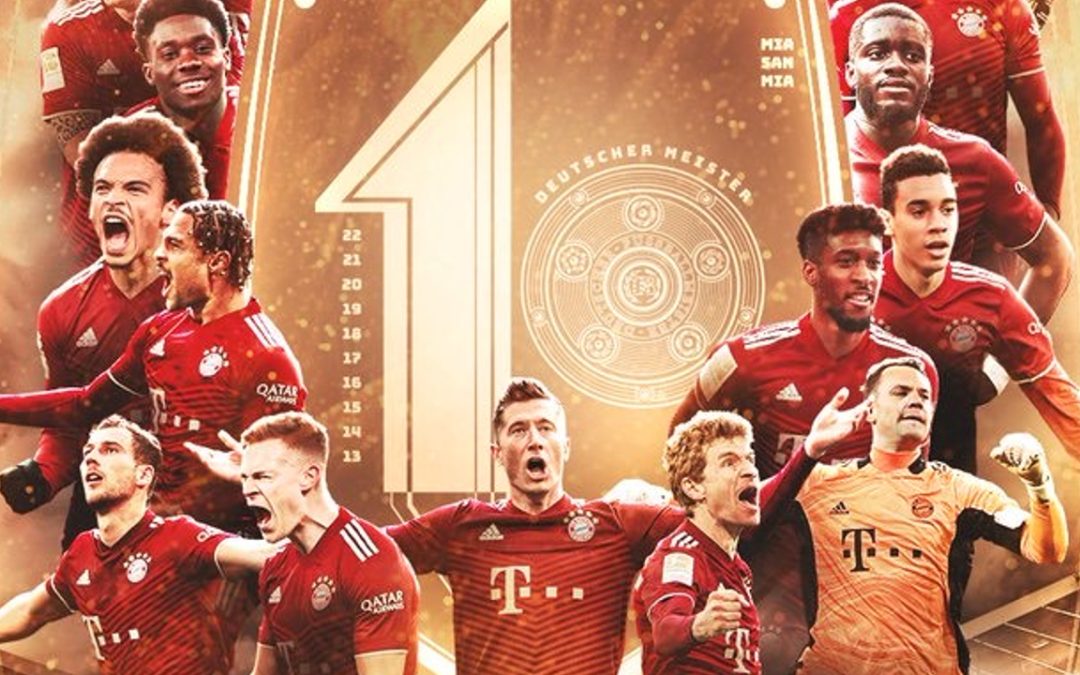 Histórico: Bayern Múnich gana su décima Bundesliga consecutiva tras vencer al Borussia Dortmund