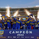 Festejo de Boca Juniors campeón