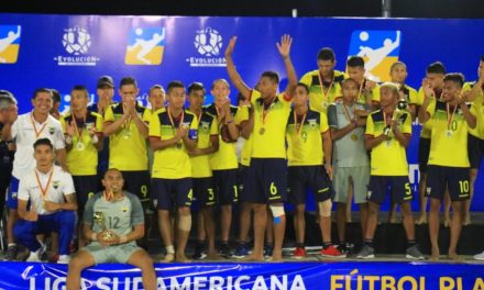 Ecuador busca conquistar la Copa de fútbol playa