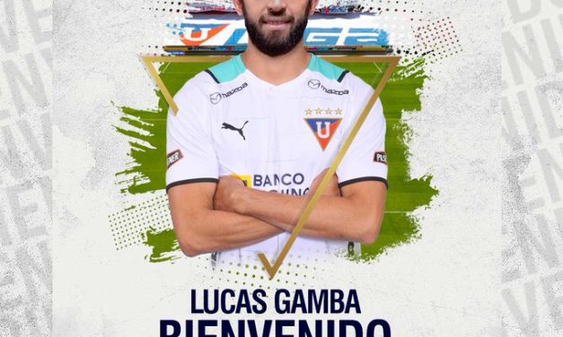 Lucas Gamba, nuevo delantero de LDU