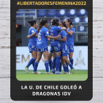 Dragonas IDV cae goleada en la Libertadores
