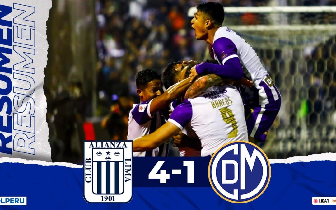 Alianza dio cuatro escobazos: golearon a Municipal y treparon al segundo lugar del Clausura