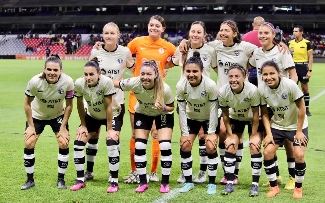 El América  golea al Atlas con marcador de 5-0 en la Liga MX Femenil