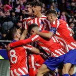 Celebración gol Atlético de Madrid