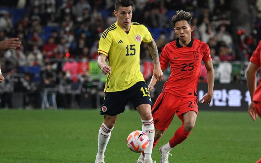 La selección de fútbol de Colombia reaccionó a tiempo en la visita a Corea del Sur