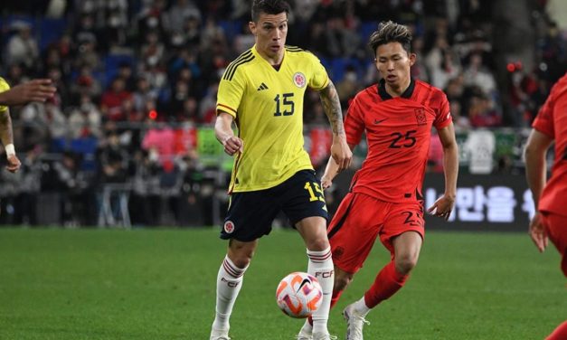 La selección de fútbol de Colombia reaccionó a tiempo en la visita a Corea del Sur