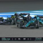 Adelantamiento de Fernando Alonso a Lewis Hamilton en el GP de Bahrein