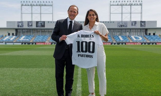 Kenti Robles llegó a los cien partidos con el Real Madrid Femenil