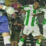 Jugadores de Nacional celebrando el triunfo