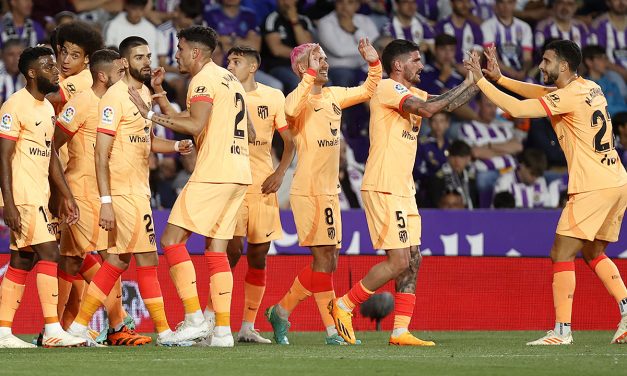 Dos defensas y dos delanteros dan la victoria al Atlético de Madrid