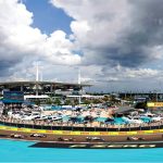 Pilotos durante el GP de Miami en 2022