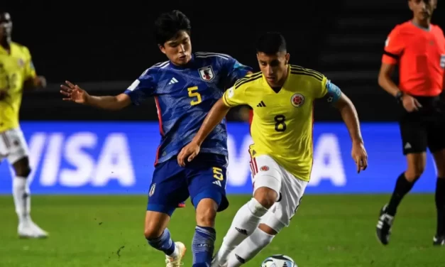 Colombia en los octavos del mundial Sub-20