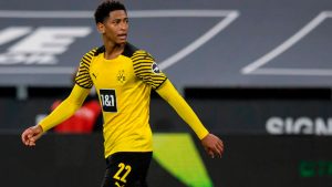 Jude Bellingham en un partido con el Borussia Dortmund