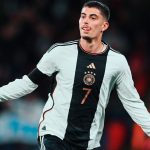 Havertz en un partido con la Selección Alemana