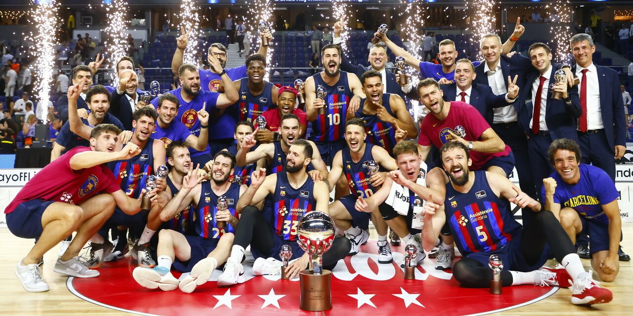 ¡El Barça se proclama campeón de liga en Madrid!