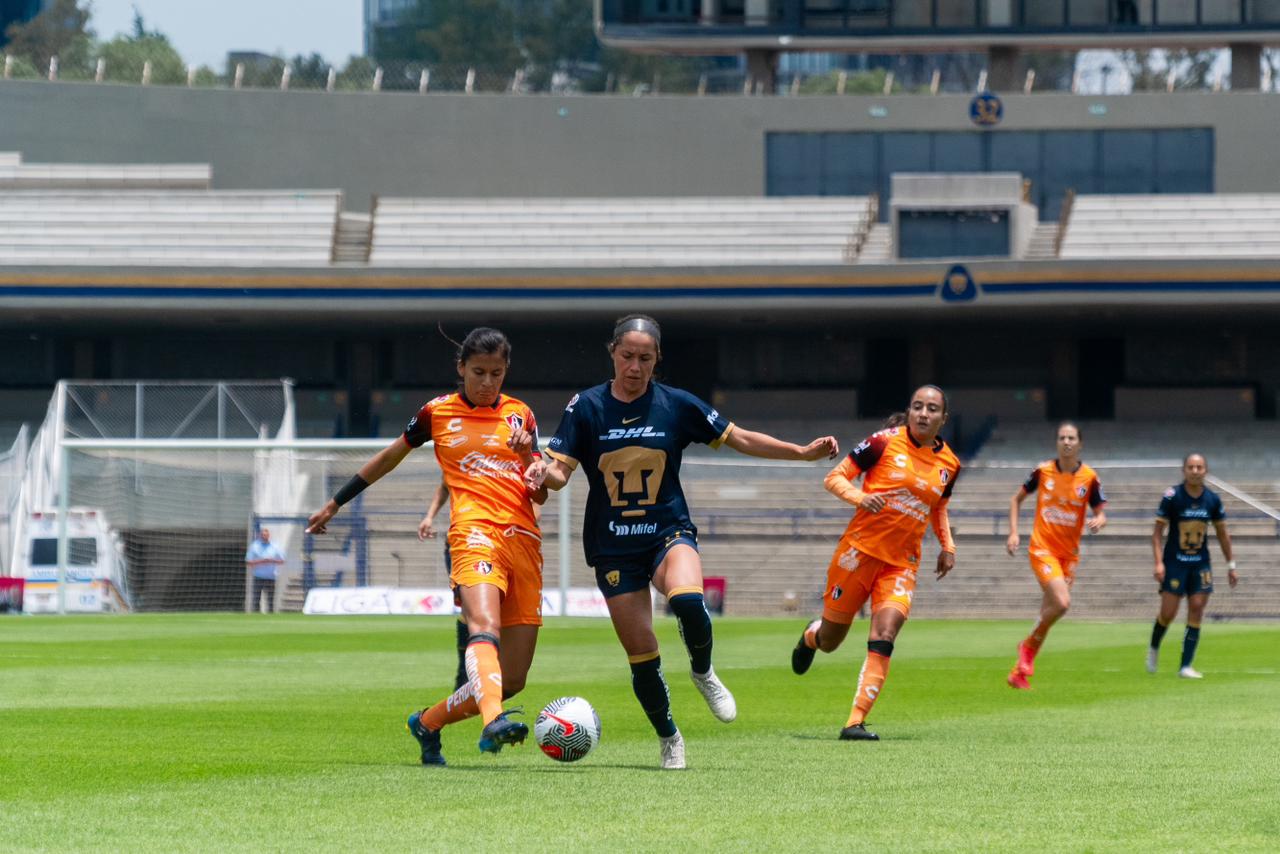 Pumas Femenil venció 4-1 a las rojinegras del Atlas en la jornada 2 del Apertura 2023 de la Liga MX femenil