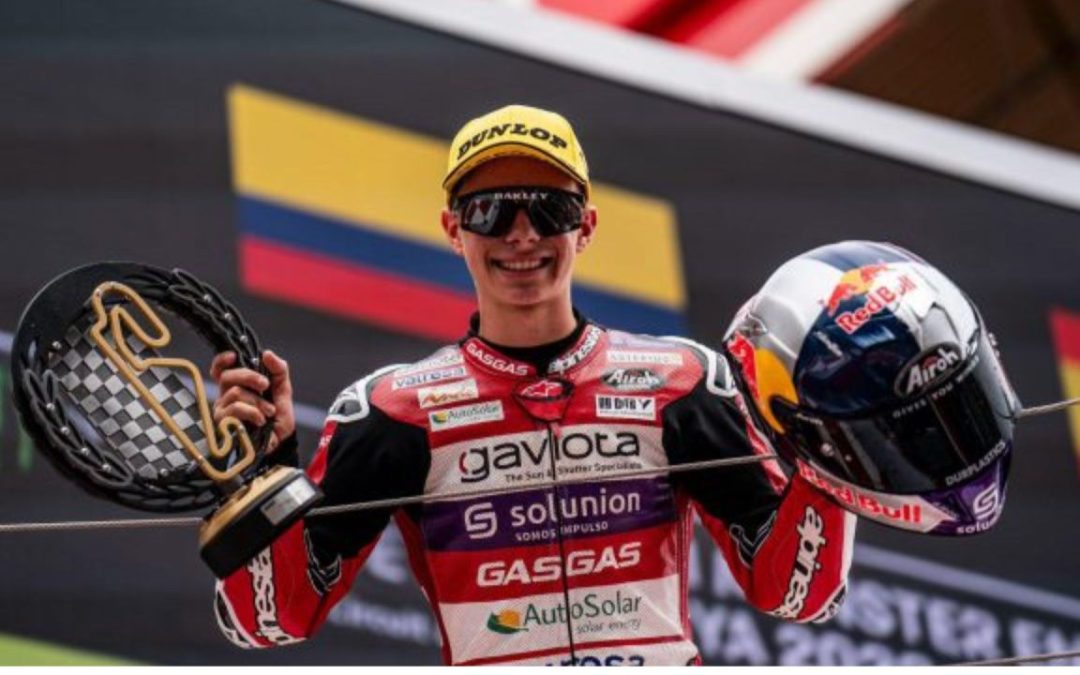 David Alonso Gómez gana la segunda carrera para Colombia en Moto3