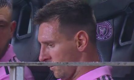 Messi sufre lesión durante el partido contra Toronto