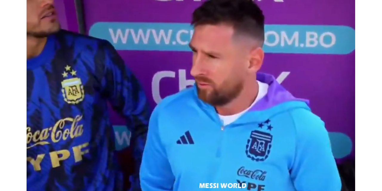 Messi se ausenta en el enfrentamiento contra Bolivia por problemas físicos