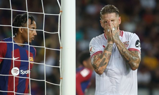 El Barça se pone líder en liga tras un autogol de Sergio Ramos