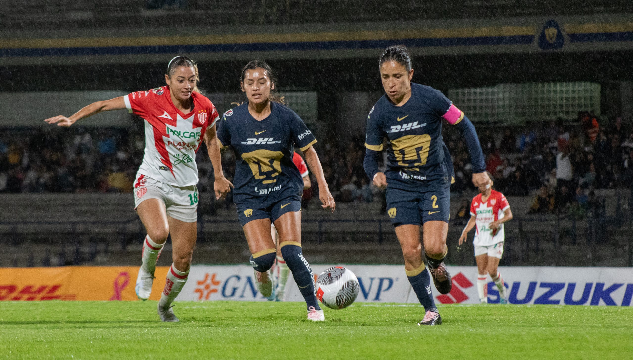 Pumas femenil ganó, goleo y gusto en el estadio Olímpico Universitario al vencer a Necaxa en el juego de la Jornada 13 del Apertura 2023.