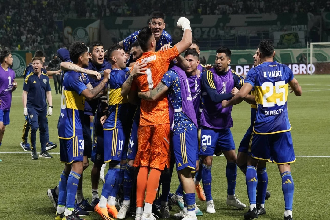 Boca tras vencer a Palmeiras por penales