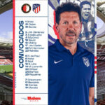 El Atlético de Madrid repite convocatoria contra el Feyenoord