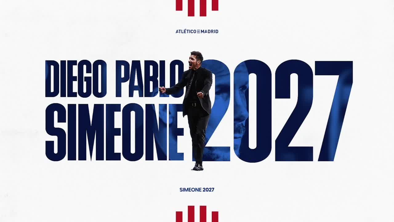 Simeone renueva hasta 2027