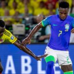 Vinicius salió lesionado del partido ante Colombia