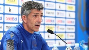 Así vio Imanol Alguacil la eliminación de la Real Sociedad