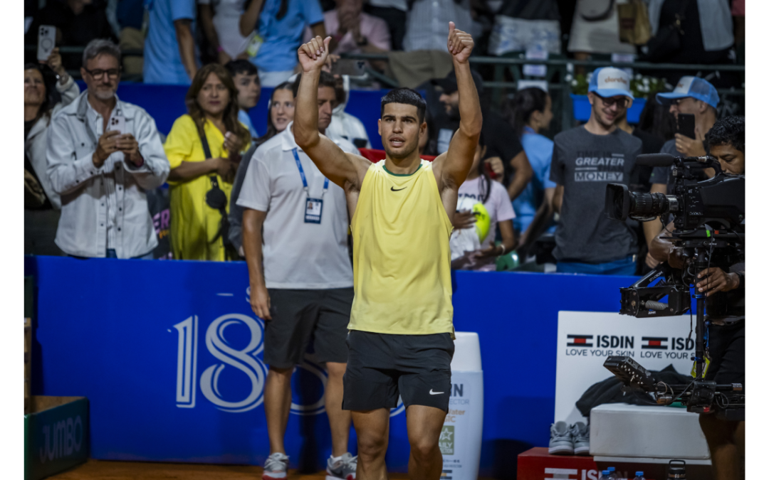 Argentina Open 2024: Carlos Alcaraz puso primera con un buen triunfo ante Carabelli