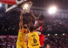 El Barça cayó de manera contundente en el cuarto partido de la serie del playoff de Euroliga ante Olympiacos