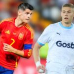 Álvaro Morata y Artem Dobvyk