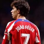 João Félix con la camiseta del Atlético de Madrid