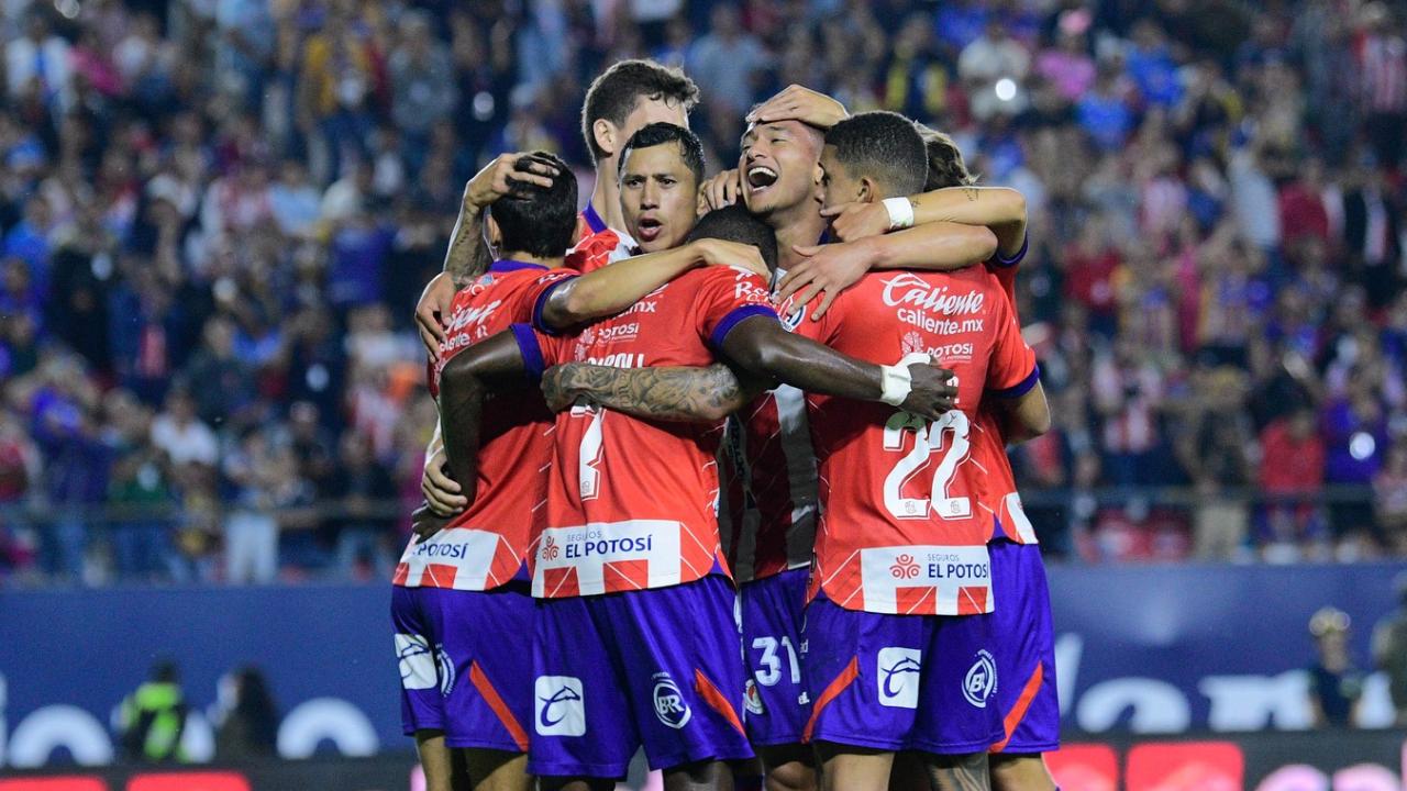 El tercer gol de la primera parte permitió al Atleti Potosino irse al entretiempo con ventaja parcial sobre Cruz Azul