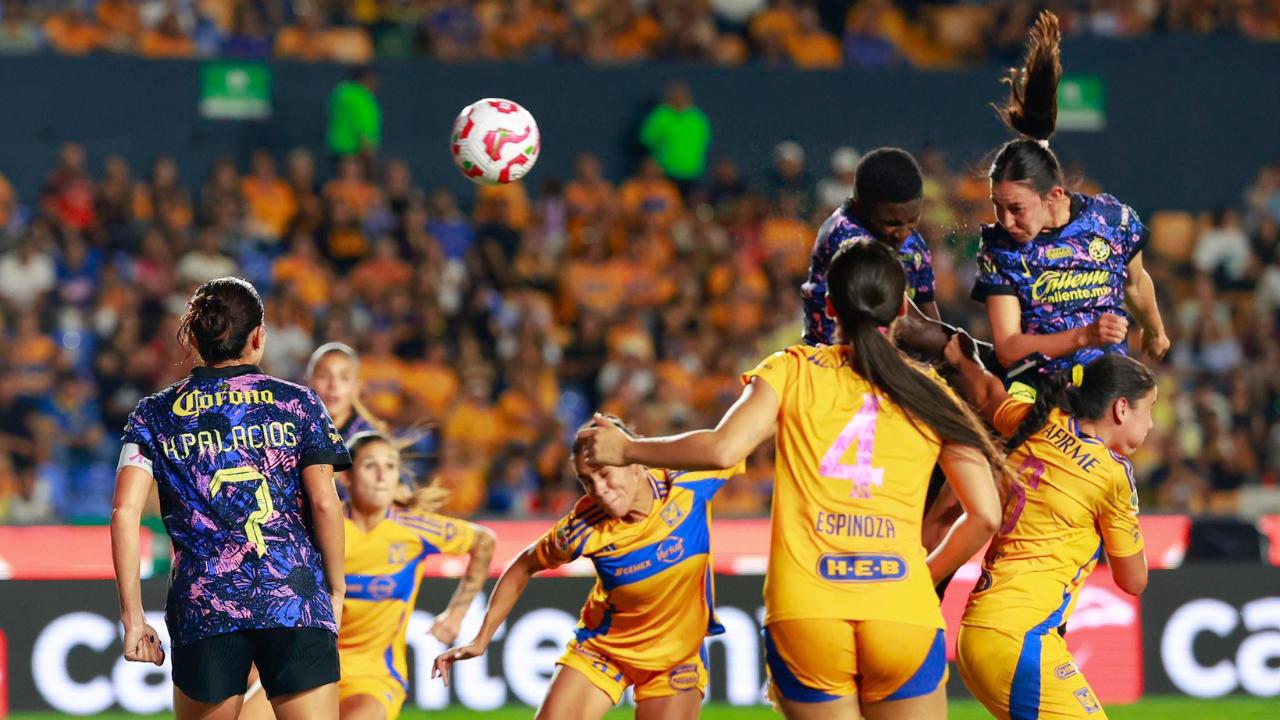 El primer tiempo fue para Tigres Femenil. El marcador quedó sin anotación para el final del primer tiempo