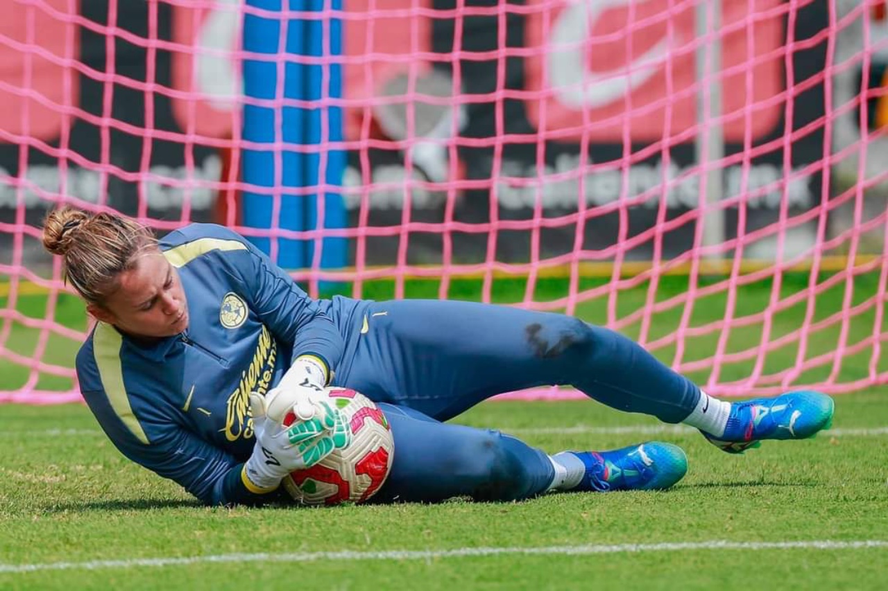 América Femenil entrenamiento