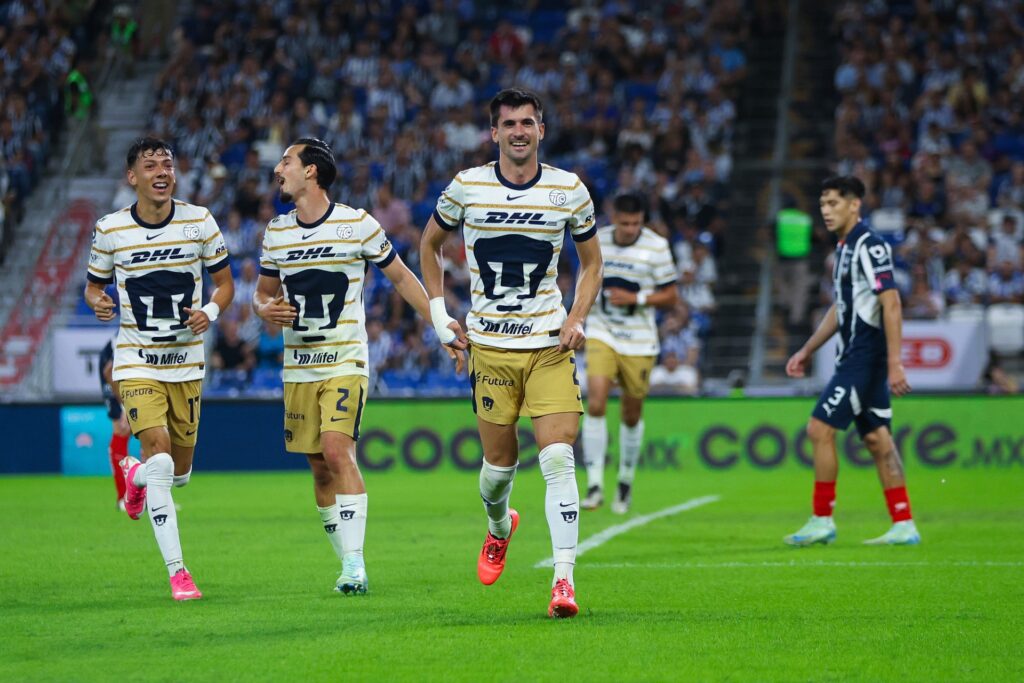 Los pumas sacaron un punto histórico en su ultima visita al BBVA