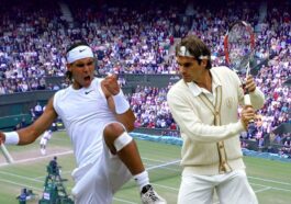 Rafael Nadal y Roger Federer protagonizaron la final de Wimbledon 2008