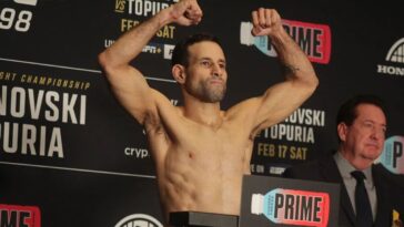 Carlos Vera peleará contra el luchador de Congo Josias Musasa en la UFC Fight Night 182