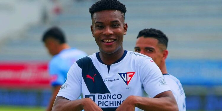Óscar Zambrano, jugador de Liga de Quito