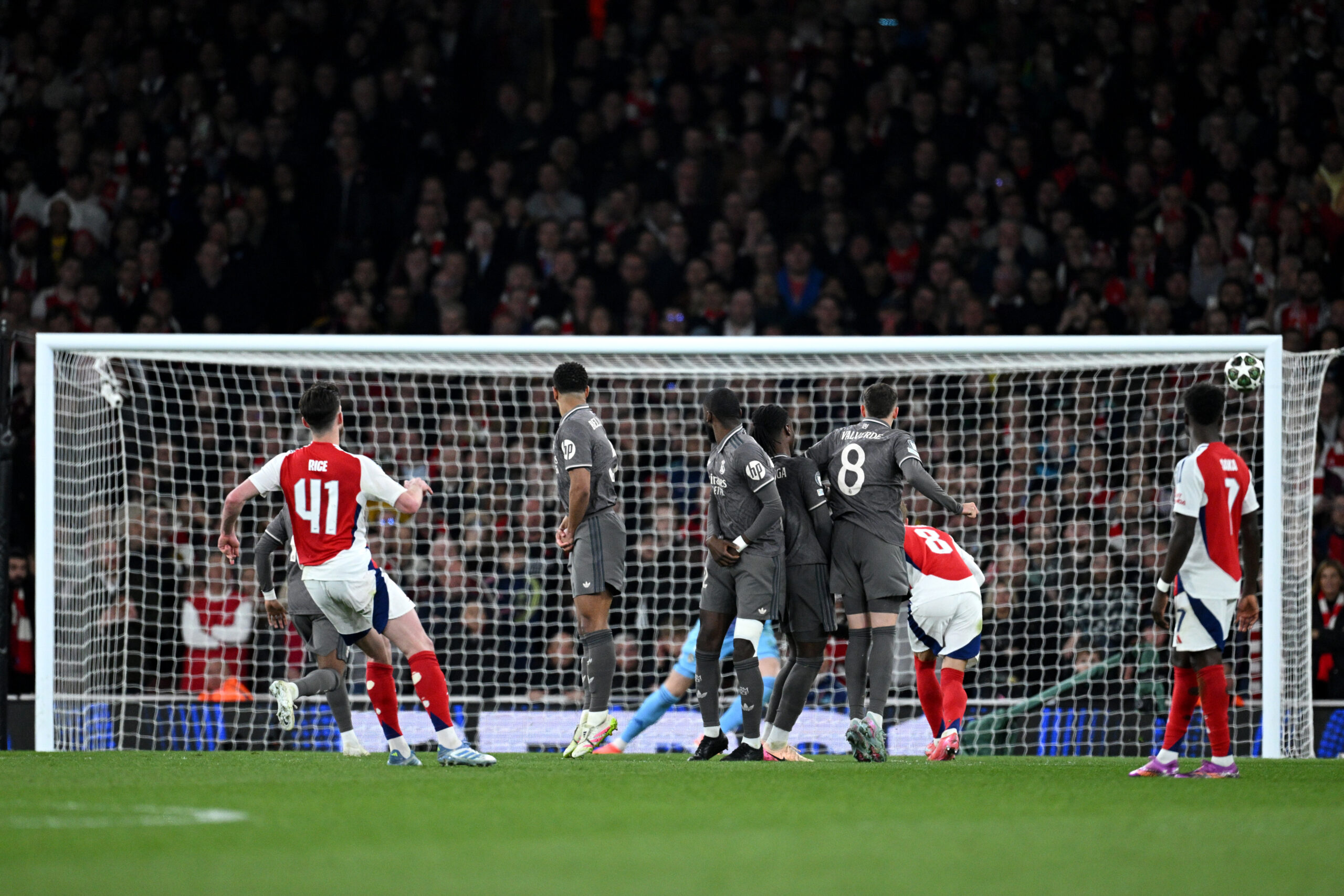 El segundo gol de Declan Rice al Real Madrid