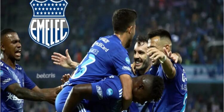 Jugadores de Emelec celebrando