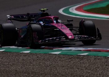 Franco Colapinto en la Práctica 1 del GP de Imola