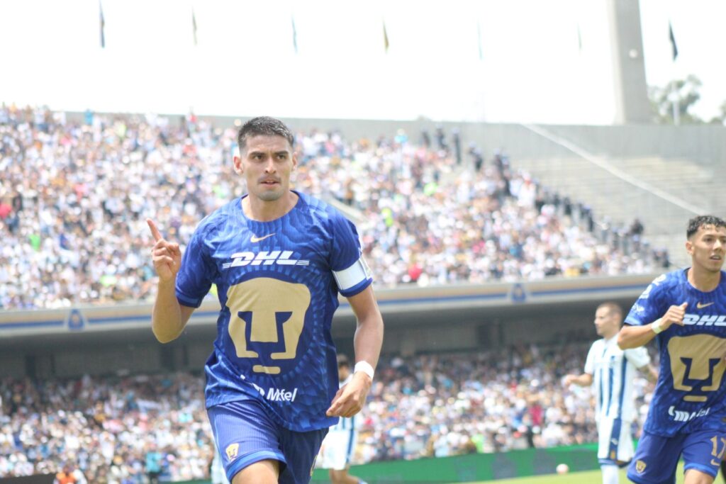 Guillermo Martínez define con categoría tras un pase filtrado de Carrasquilla y abre el marcador ante Leganés al minuto 6.