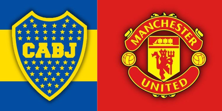 Escudos de Boca Juniors Y Manchester United