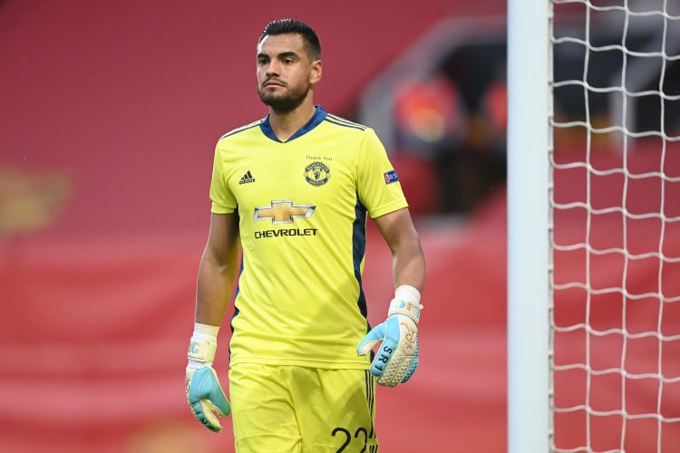 Sergio Romero arquero de Manchester United.